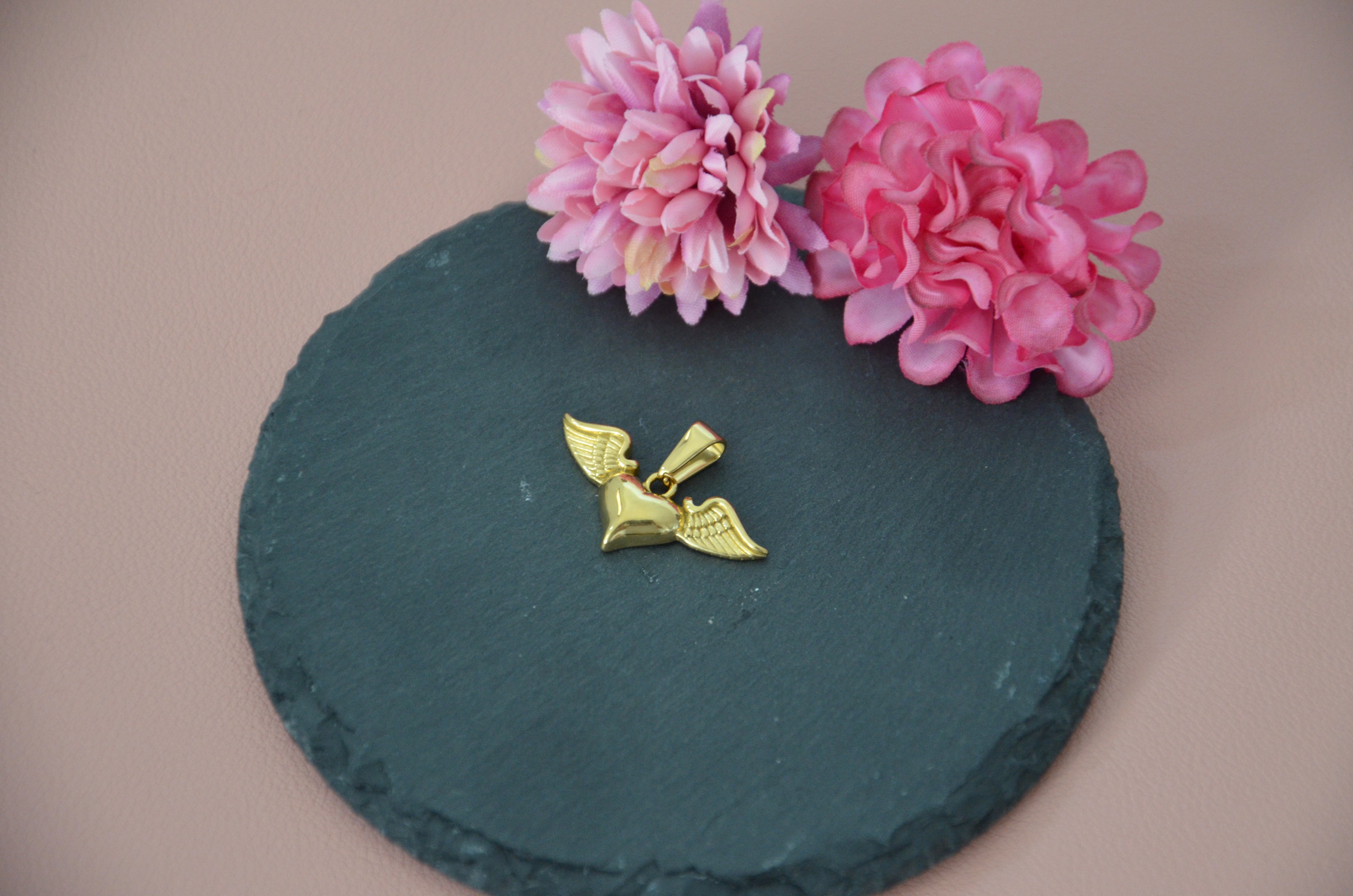 CIONDOLO CUORE ALATO